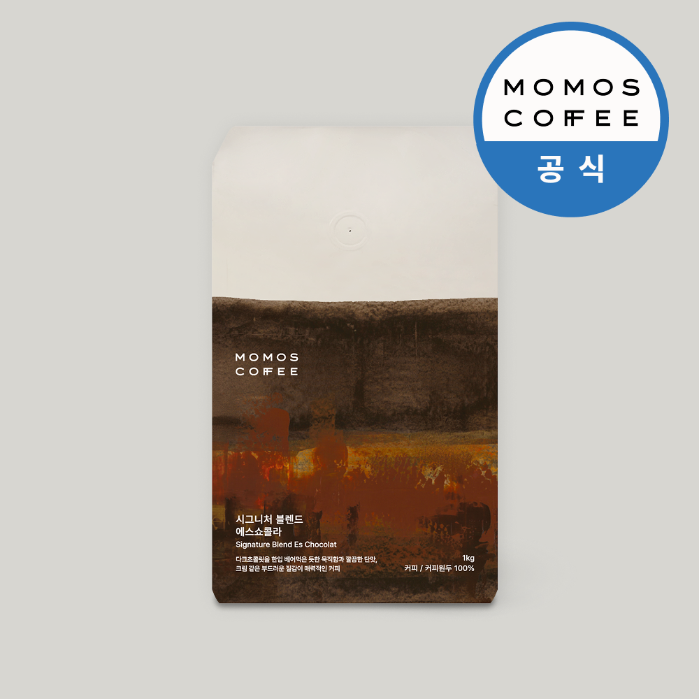 모모스커피 에스쇼콜라 블렌드 스페셜티 원두 1kg 홀빈 대용량 상품 이미지