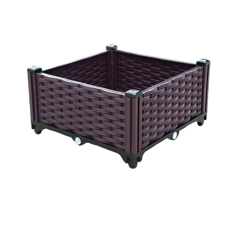 대형 야채 화분 베란다 텃밭 박스 플랜트 플랜테리어 37x37x21cm - 상품 이미지