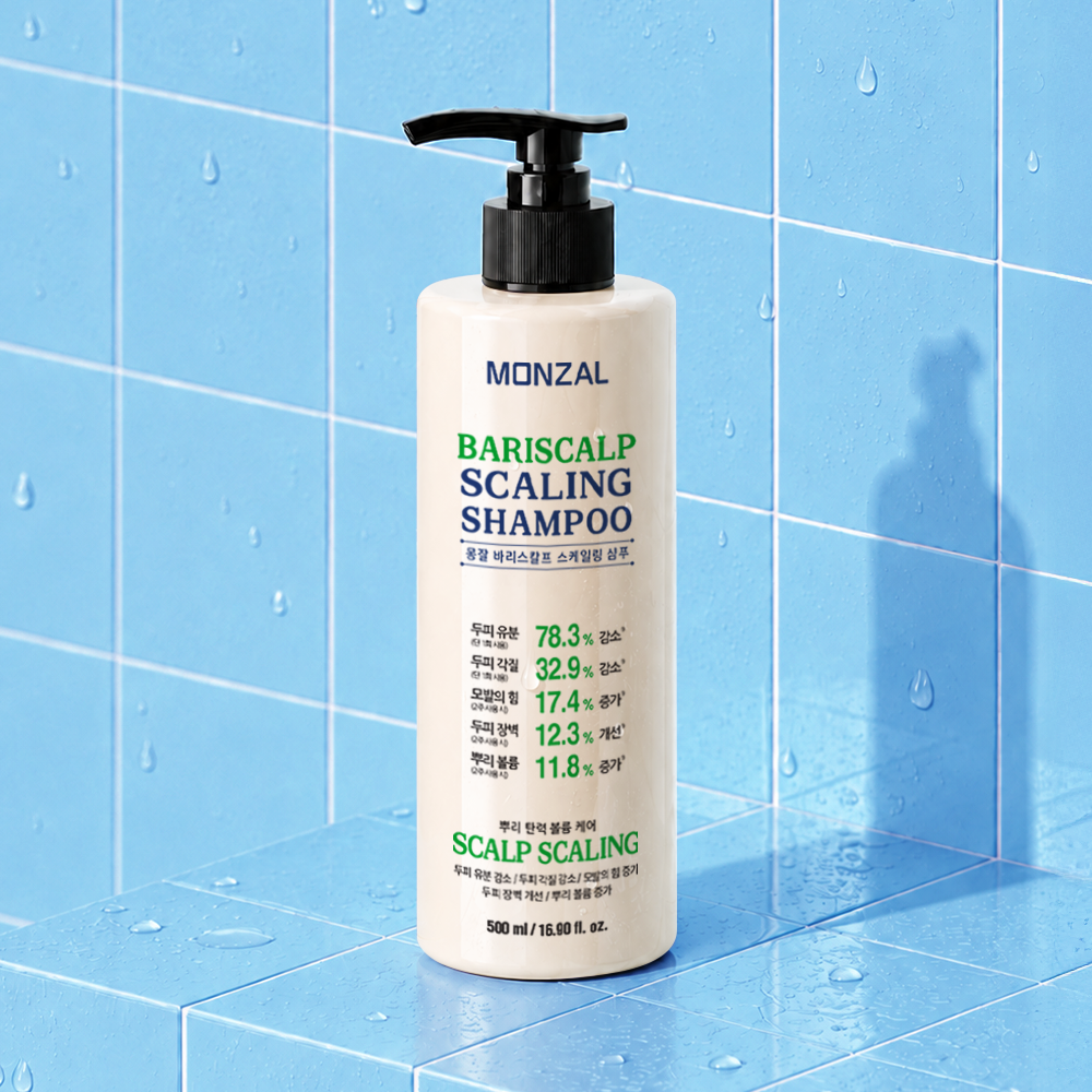 몽잘 바리스칼프 스케일링샴푸 두피유분감소 볼륨케어샴푸 500ml, 1개 이미지 6