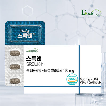 스륵앤 멜라토닌 5mg 30정, 1개 (5,920원/네맴무배)