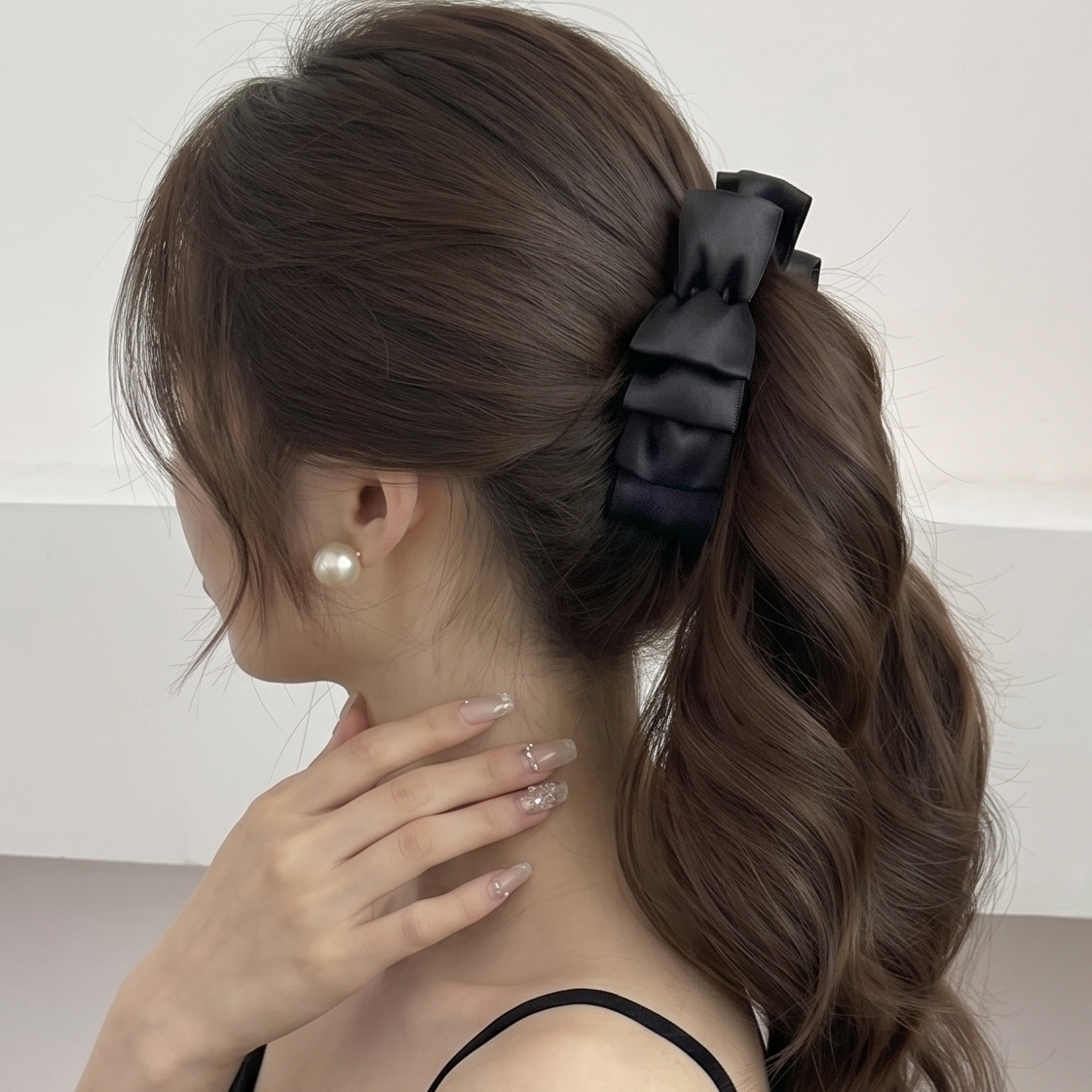 새틴 레이어드 바나나핀 N794 - 상품 이미지