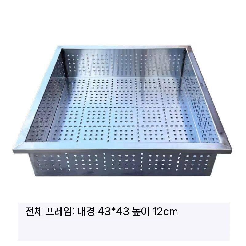 두부틀 스텐 프레임 두부 업소용 바닥판 누름틀 43x43x18cm - 상세 이미지 5