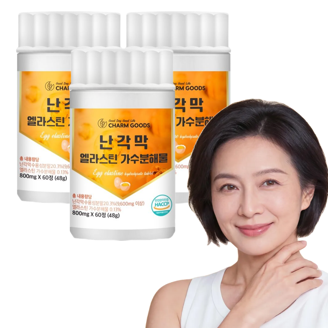 난각막 가수분해물 엘라스틴 180정 약6개월분 - 상품 이미지
