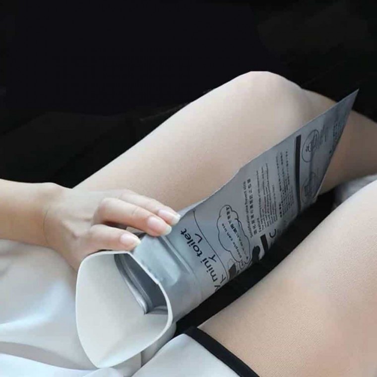 D일회용 소변 백 소변팩 간이소변기 소변파우치 소변통 휴대용변기봉투 소변응고제 캠핑휴대용변기 휴대용소 - 상품 이미지