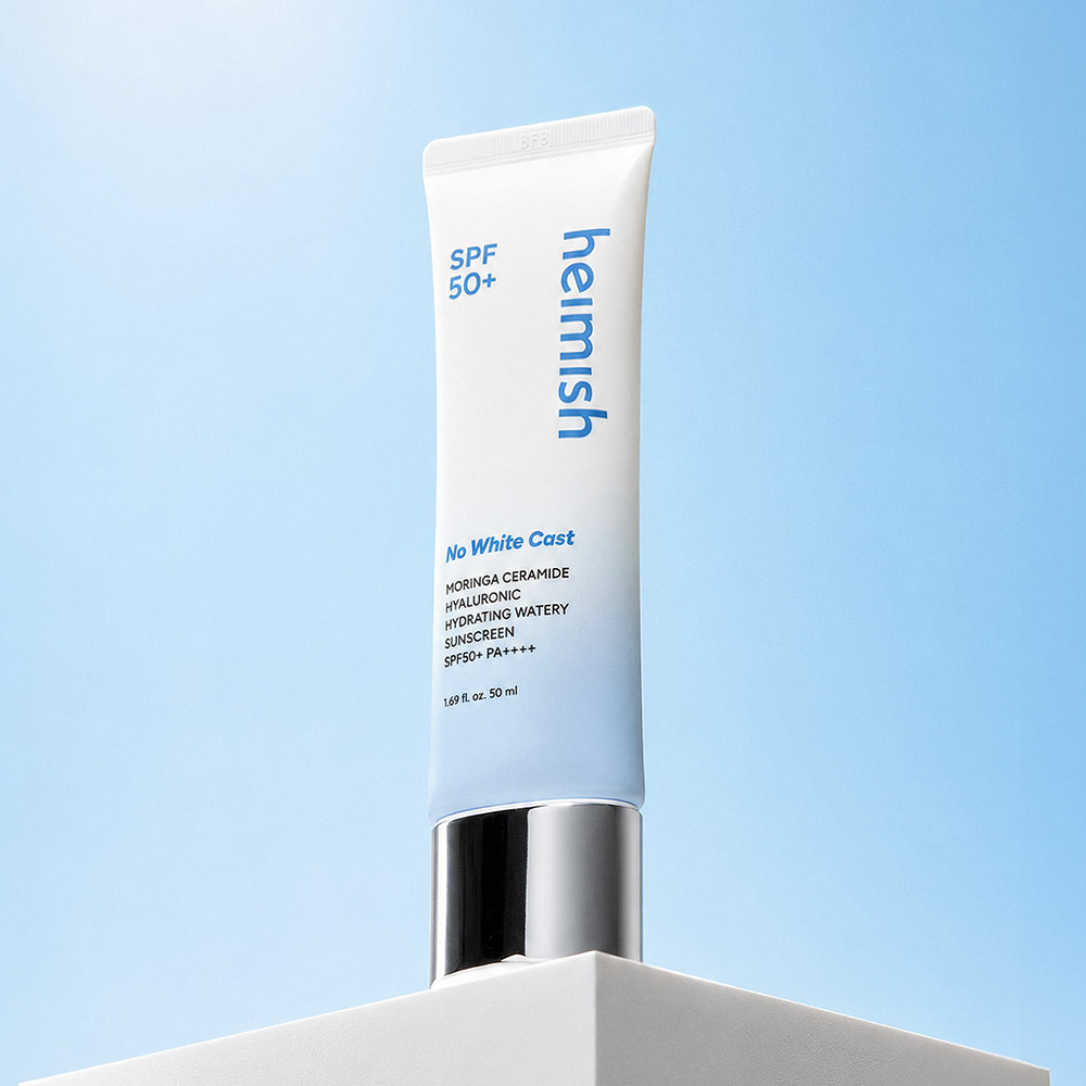 헤이미쉬 모링가 세라마이드 히알루론산 하이드레이팅 워터리 선스크린 SPF50+ PA++++ 50ml - 상품 이미지