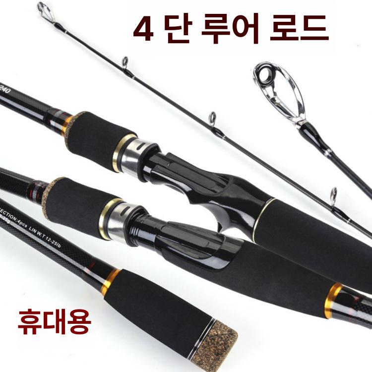 휴대용 직선형 낚싯대 건핸들 연장형 낚시용 직선형 단일 낚싯대 1.8 - 상세 이미지 2