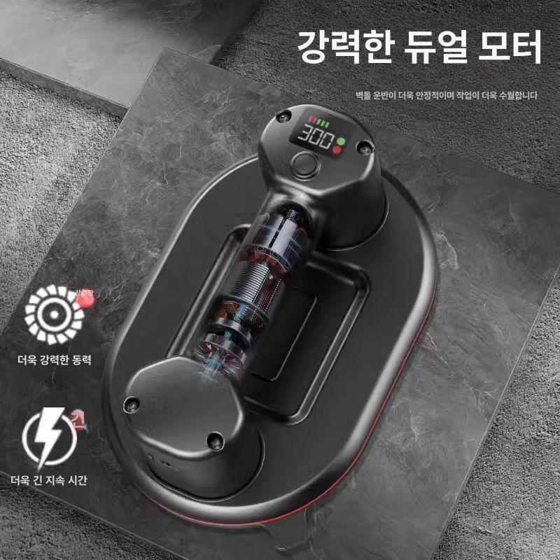 타일 흡착기 전동 무선 충전식 진공 압축 유리 대리석 압착기 공구 배터리 포함 - 상품 이미지