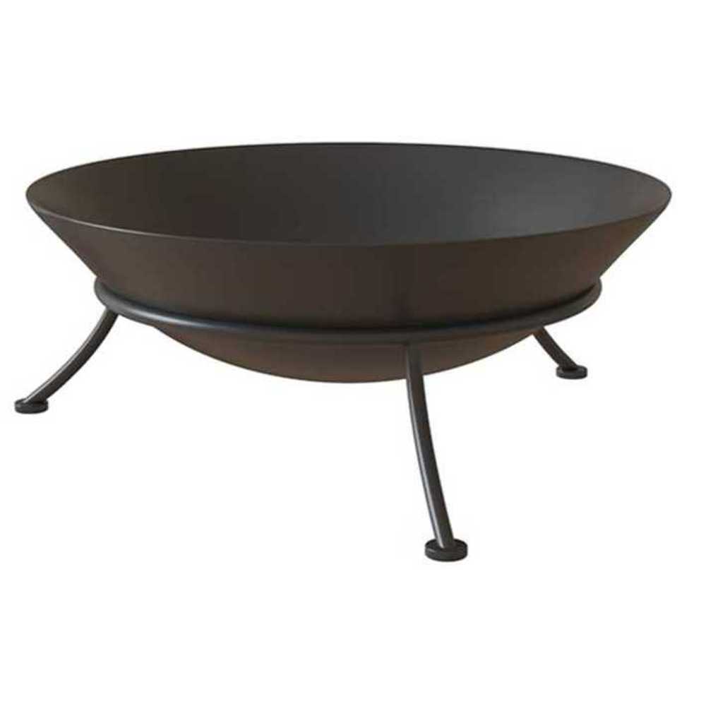 대형 파이어핏 화로대 철제 숯불 바베큐 실외 받침대 직경 60cm - 상품 이미지