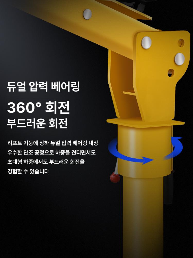 전동 호이스트 소형 차량용 리프트 크레인 24 V500kg 유선 - 상세 이미지 2