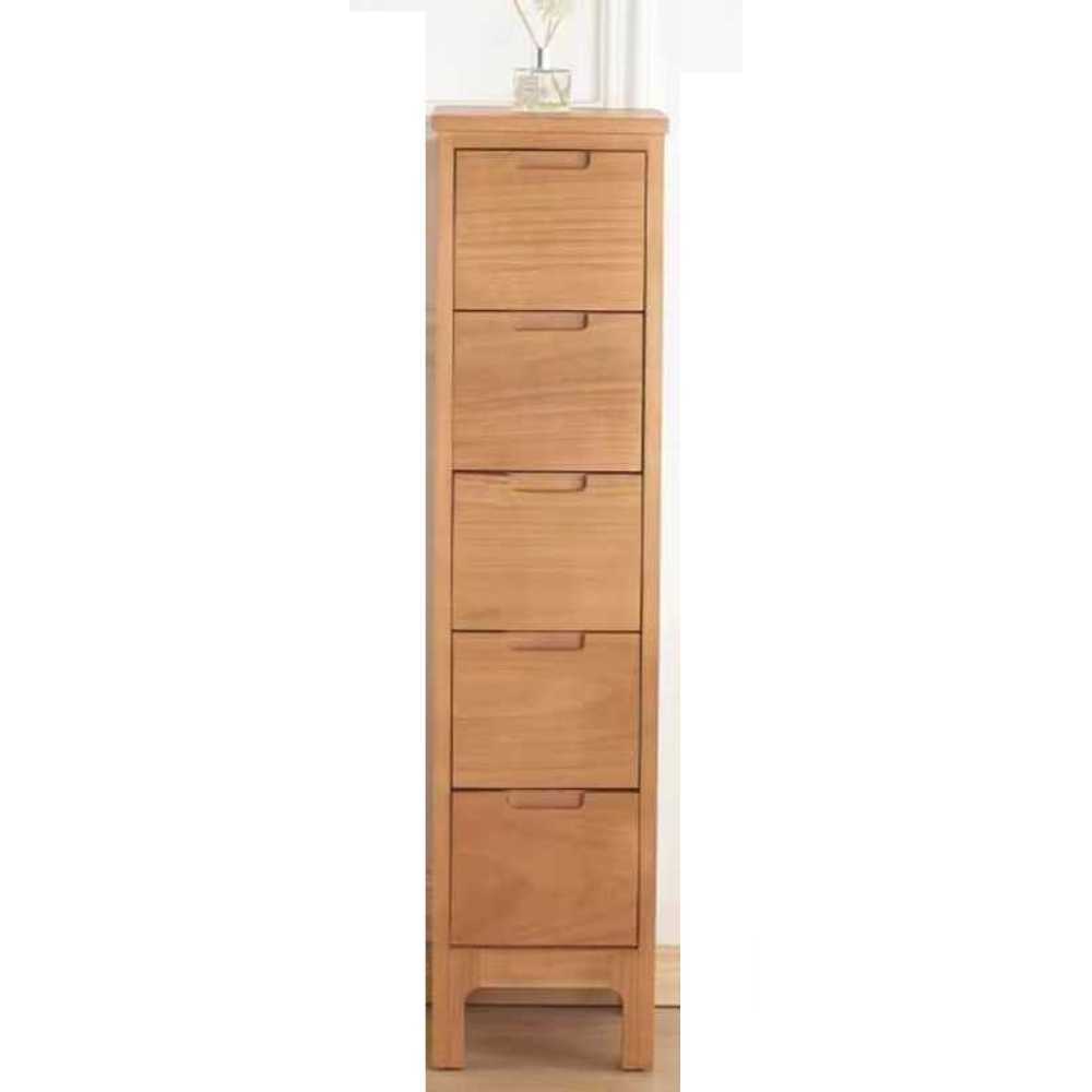 원목 서랍장 25cm 초협소 틈새 서랍 침실 수납 보관함 - 상품 이미지