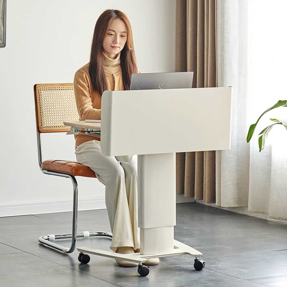 강의대 교탁 이동식 발표 회의실 용품 단상 워크샵 강연대 이미지 6