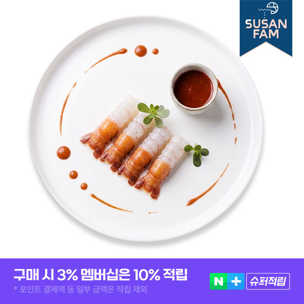 바로먹는 딱새우회 125g 제주 자연산 수산팜 - 상품 이미지