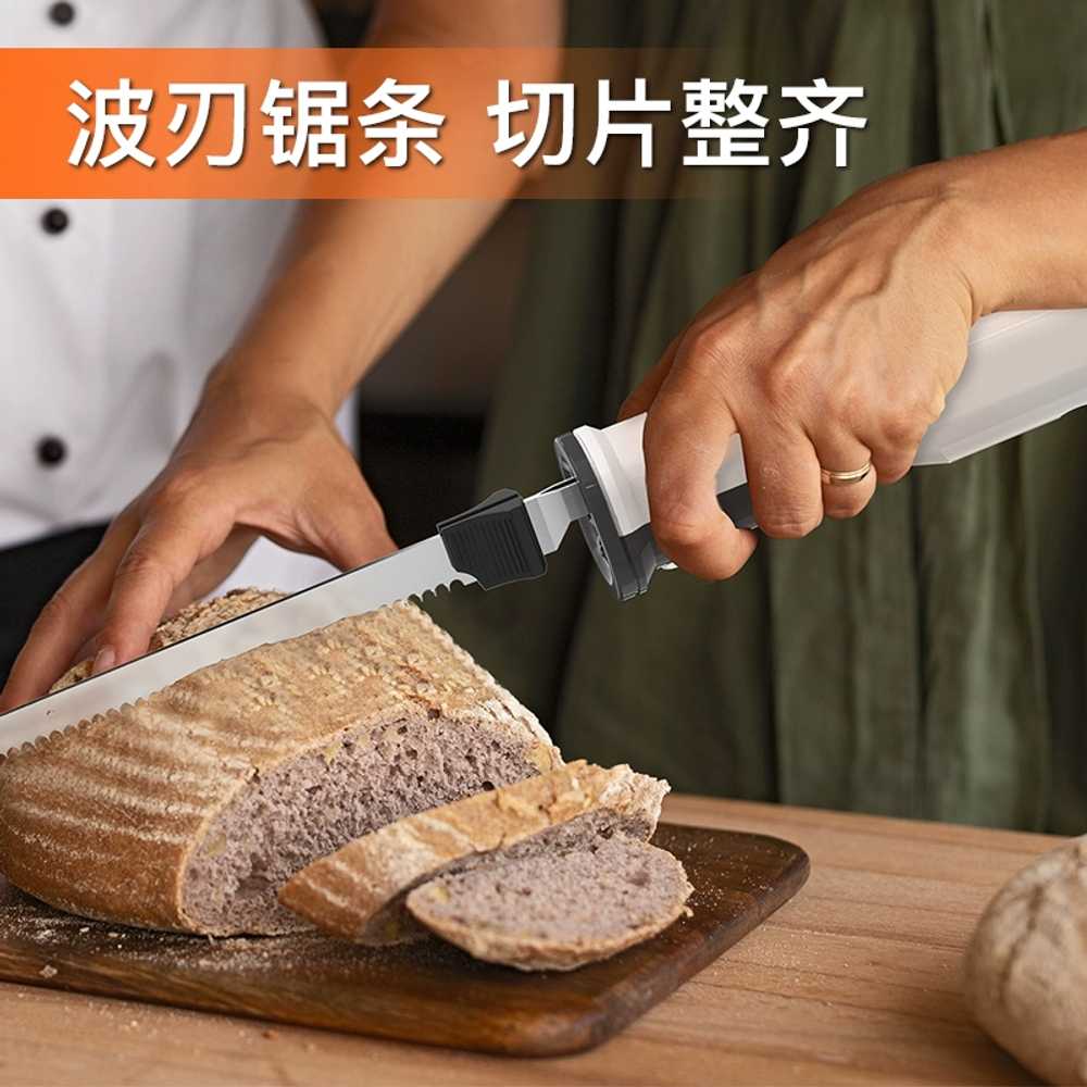 전동빵칼 바게트 절단 브레드 식빵 용품 톱칼 커팅기 - 상세 이미지 3