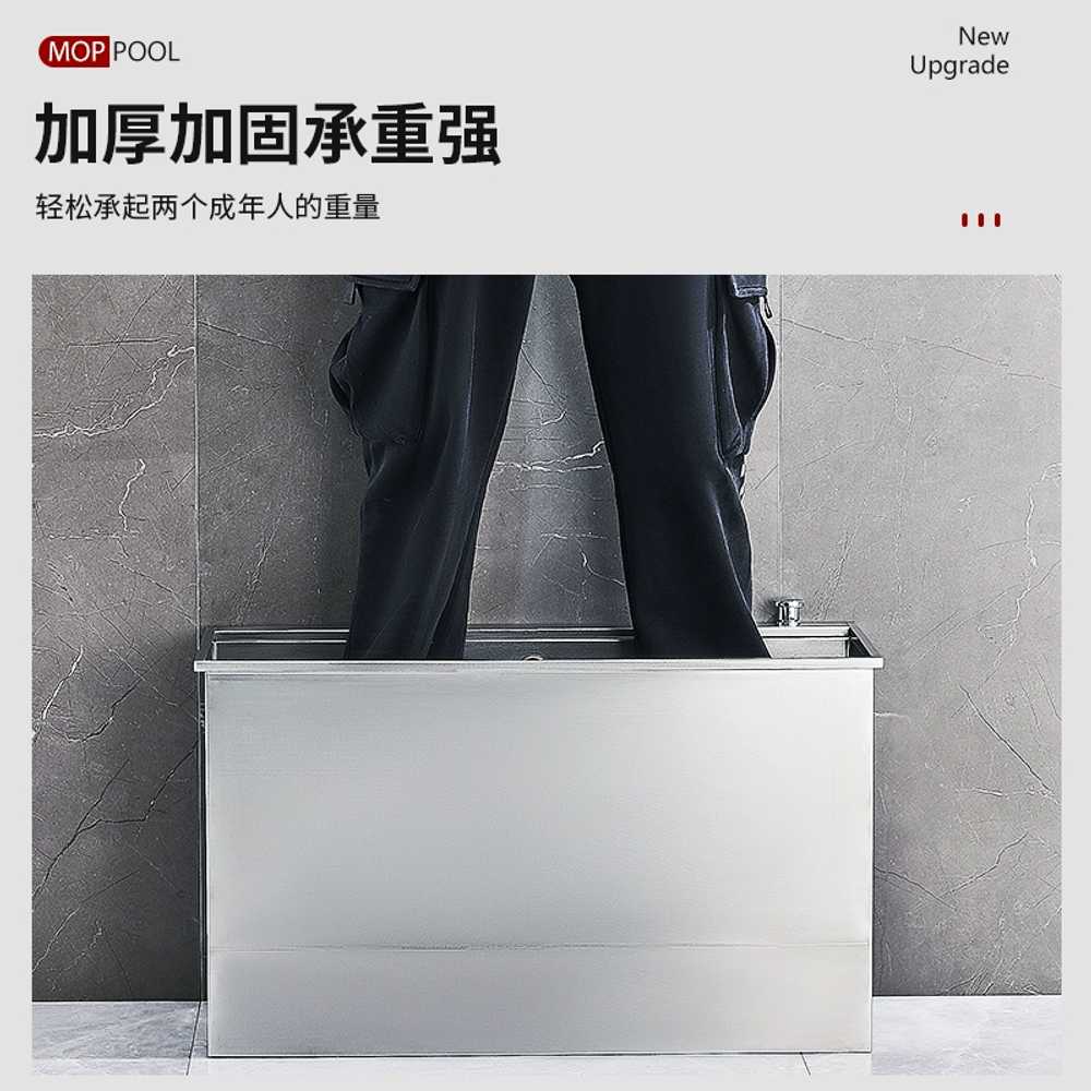 대걸레 세척통 청소대 간이 병원 밀대 걸레빠는통 소형 이동식 - 상세 이미지 5