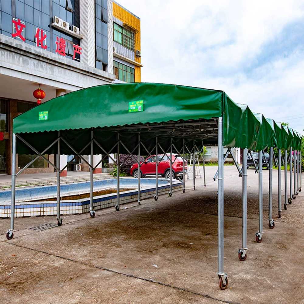 이동식 천막 자바라 그늘막 대형 야외 행사용 캐노피 4x3m - 상세 이미지 2