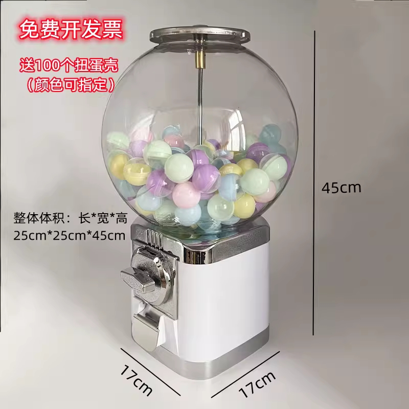 수동 캡슐 뽑기기계 이벤트 사탕 용품 랜덤 가챠 머신 32mm - 상세 이미지 3