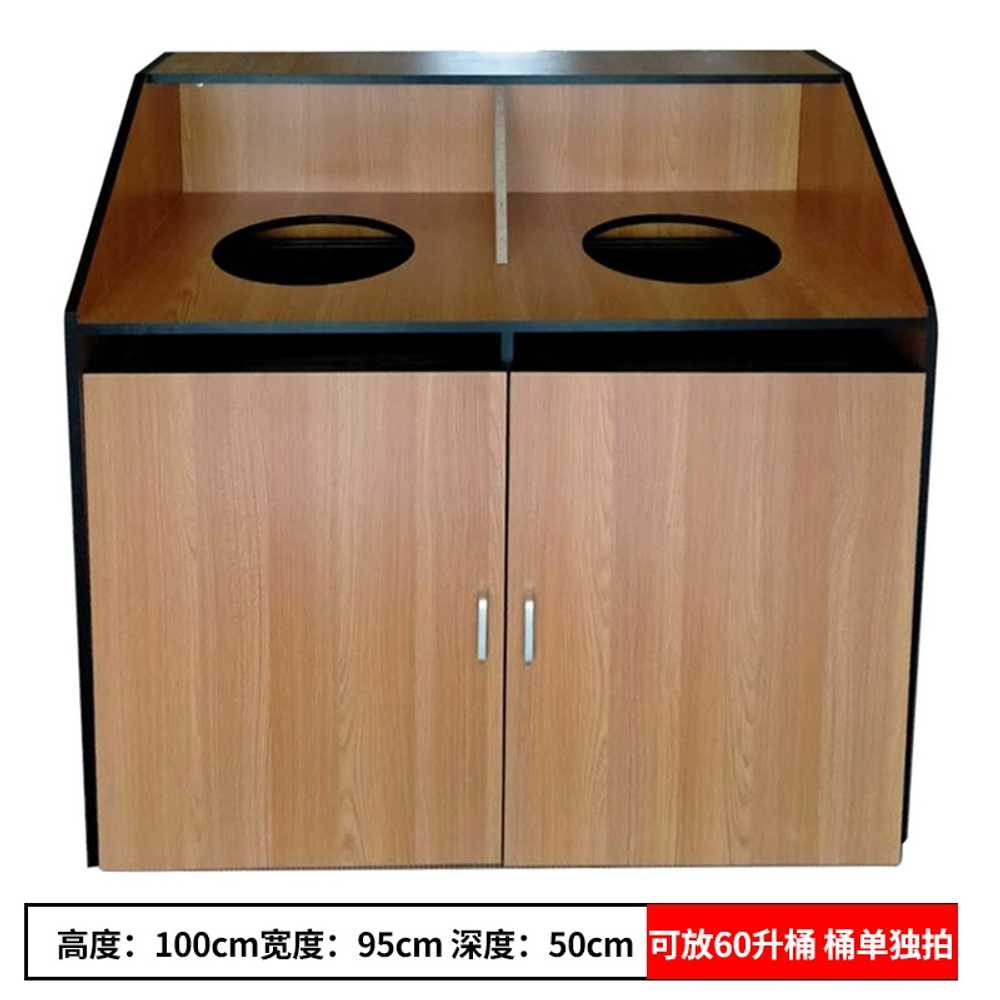 카페 반납대 패스트푸드 테이블 매장 셀프바 리턴바 115x110x55 - 상세 이미지 4