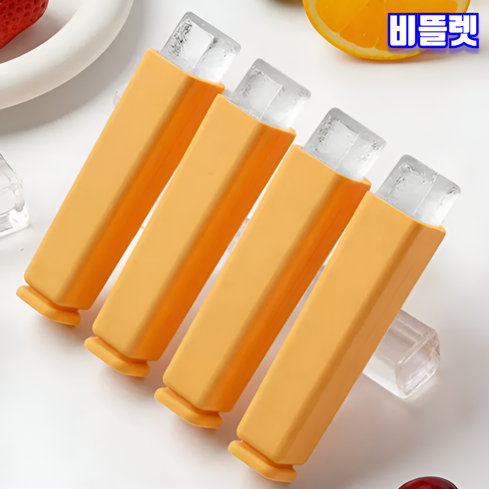 비뜰렛 커피얼음틀 대형 얼음보관통 실리콘 아이스바 트레이 - 상세 이미지 3