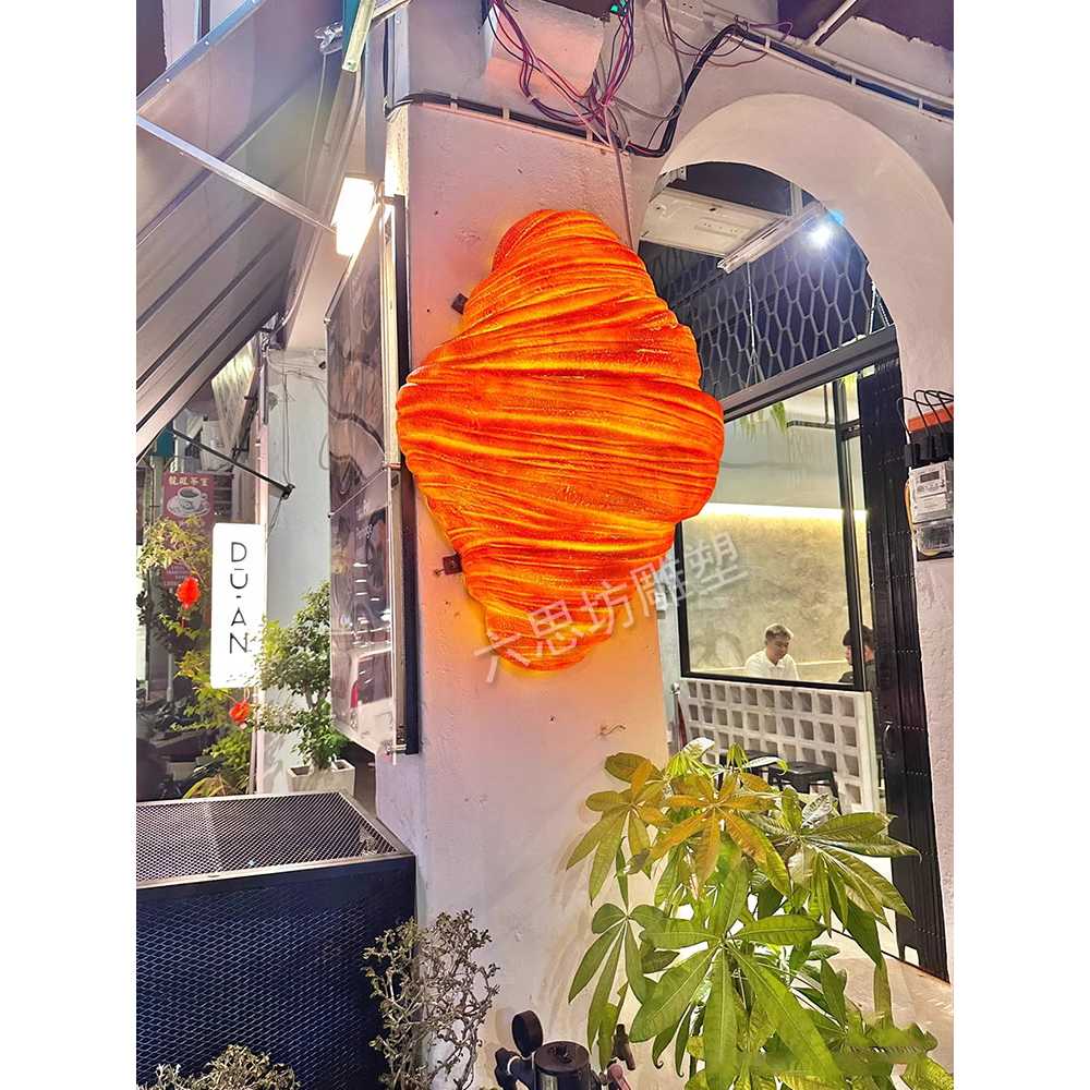 대형 빵 간판 크루아상 빵집 베이커리 벽걸이 장식품 100cm - 상세 이미지 2