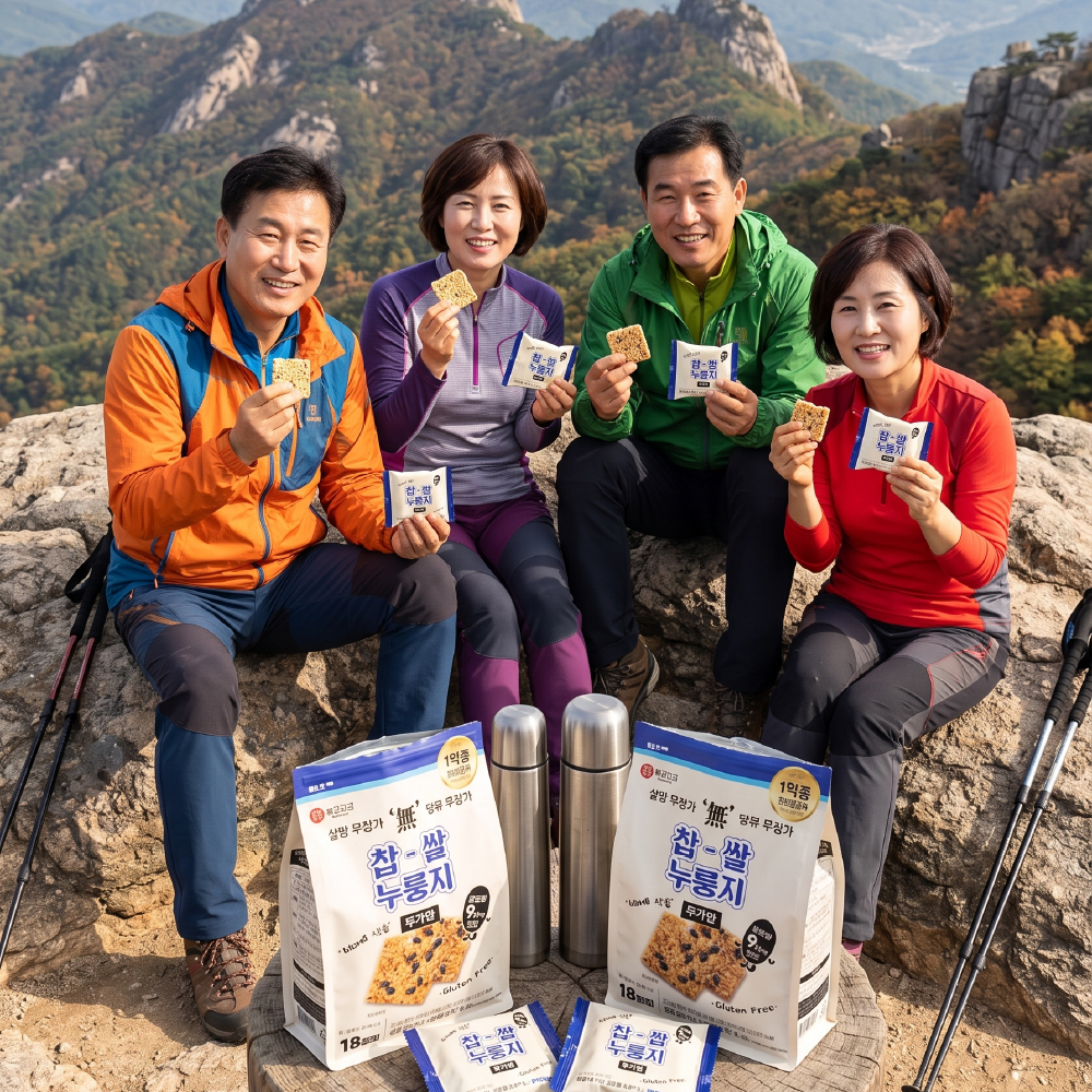 찹쌀 누룽지 쌀과자 POP RICE 스낵 고소한맛, 18개입, 1개 - 상세 이미지 3