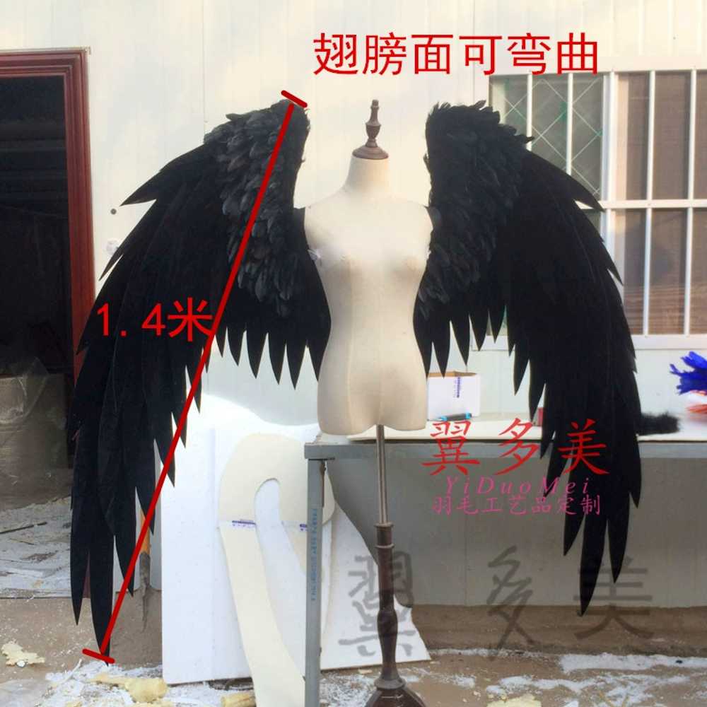 대형 천사날개 연극 코스튬 촬영 깃털 공연 무대 의상 - 상세 이미지 5