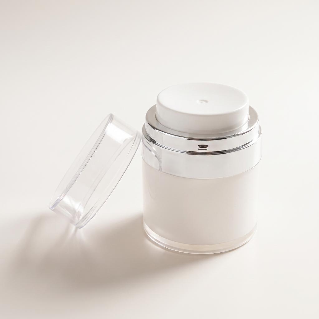 진공 크림 용기 화장품 소분 펌프 펌핑 핸드크림 공병 15ml - 메인 이미지