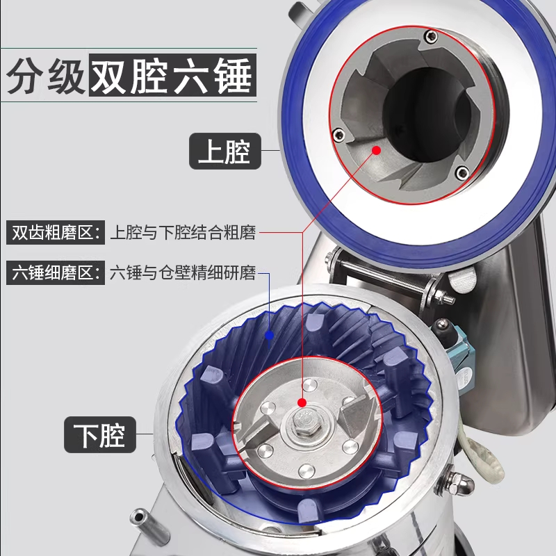 한의원 블렌더 전동 믹서 분말 약재 초미세 분쇄기 2500W - 상세 이미지 4