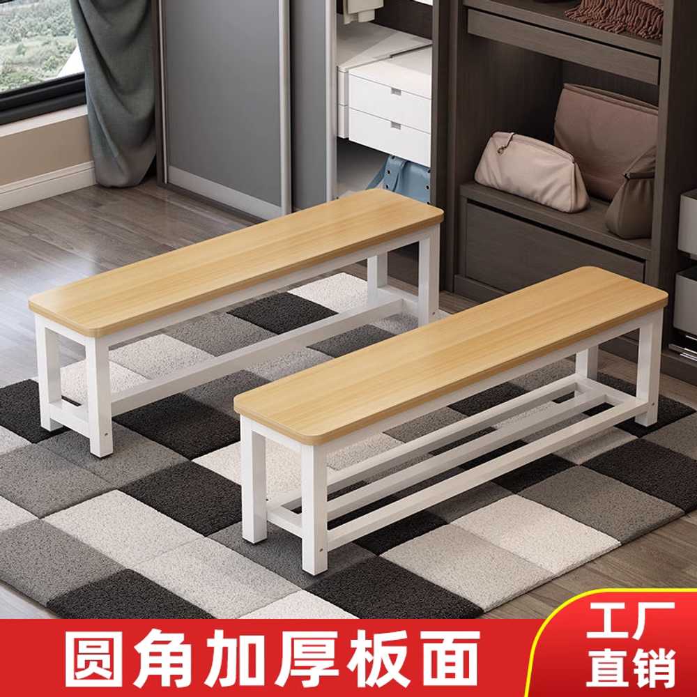 인테리어 원목 벤치 현관 카페 대기실 엔틱 장 의자 100x35x45 - 상세 이미지 3