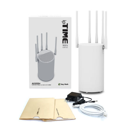 1Gbps 고출력 안테나 5개 무선 2402Mbps+574Mbps 유무선공유기 AX3000M
