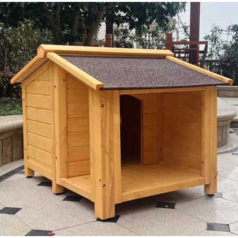 야외 대형견 하우스 실외 마당 원목 견사 강아지 개집 이미지 6