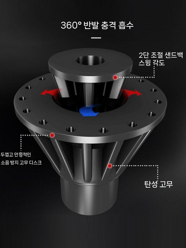 샌드백 복싱 권투 태권도 스탠드 트레이닝 연습용 1.7m 블랙 - 상세 이미지 4