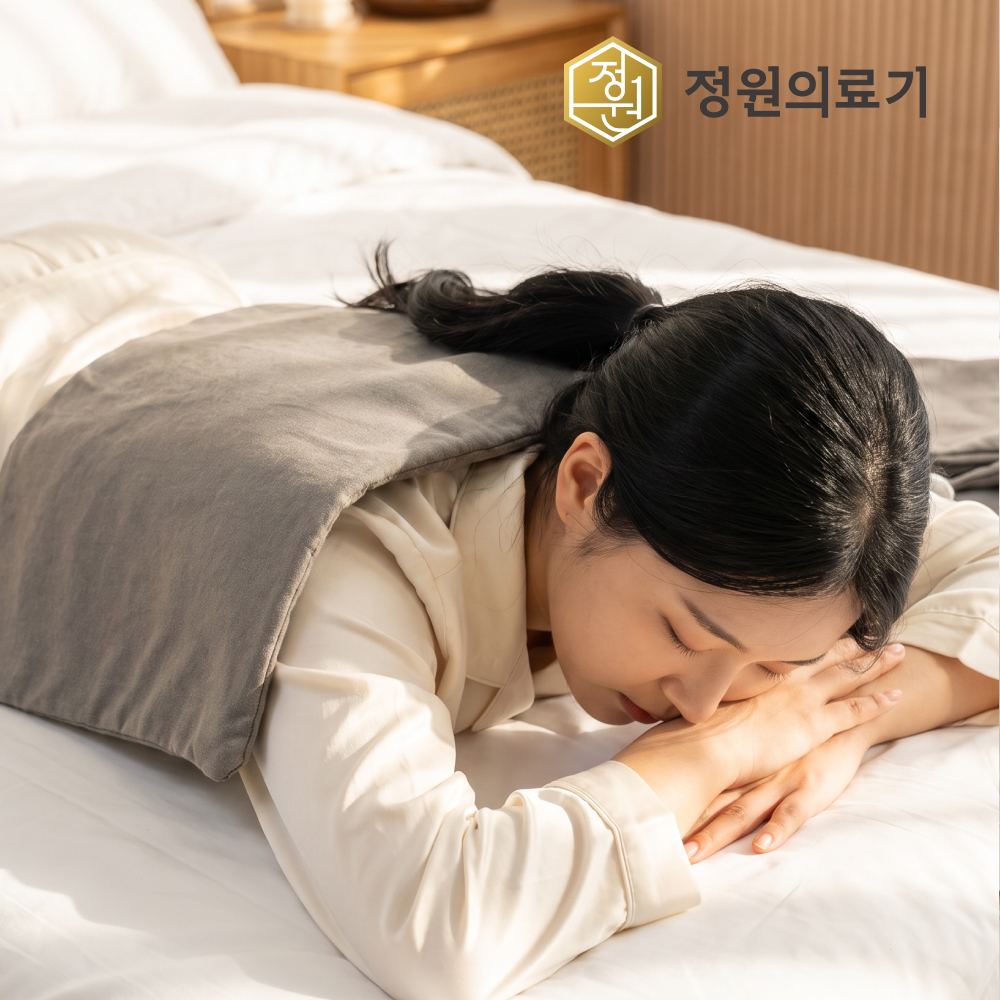 정원의료기 볼트론 전기 온열 찜질기 원적외선 허리 무릎 어깨 복부 등 배 찜질팩 찜질매트 - 상품 이미지