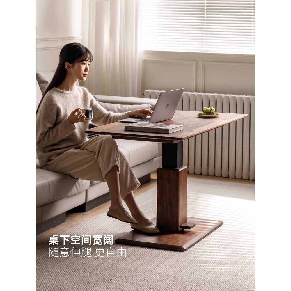 리프팅 테이블 거실 원목 다이닝 커피 티 책상 가구 1m - 상세 이미지 5