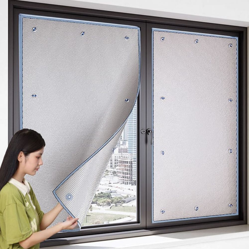 유리에붙이는블라인드 열차단 창문부착 100x50cm - 상세 이미지 4