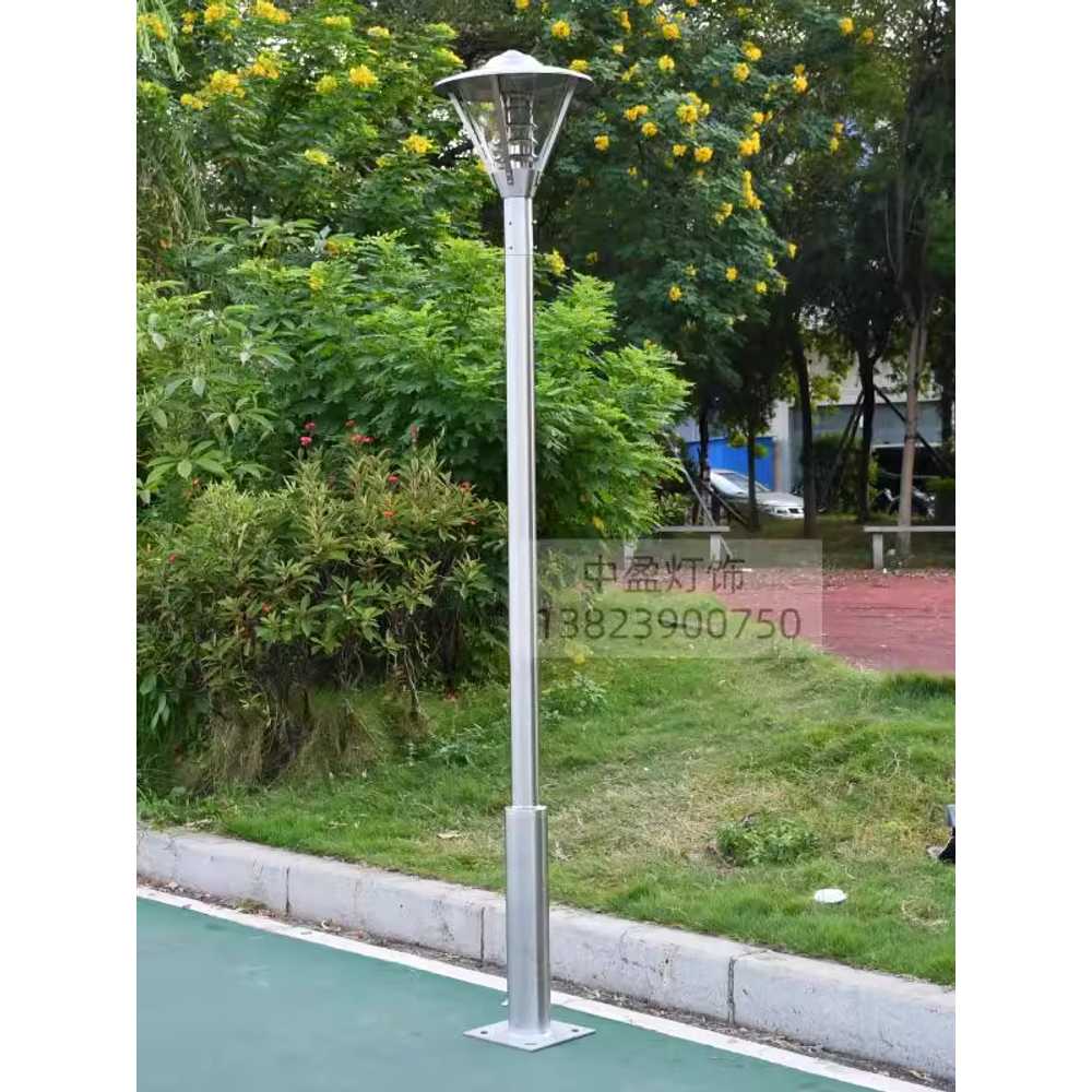 스텐 조명 가로등 공원 학교 빌라 커뮤니티 LED 램프 2m - 상세 이미지 3