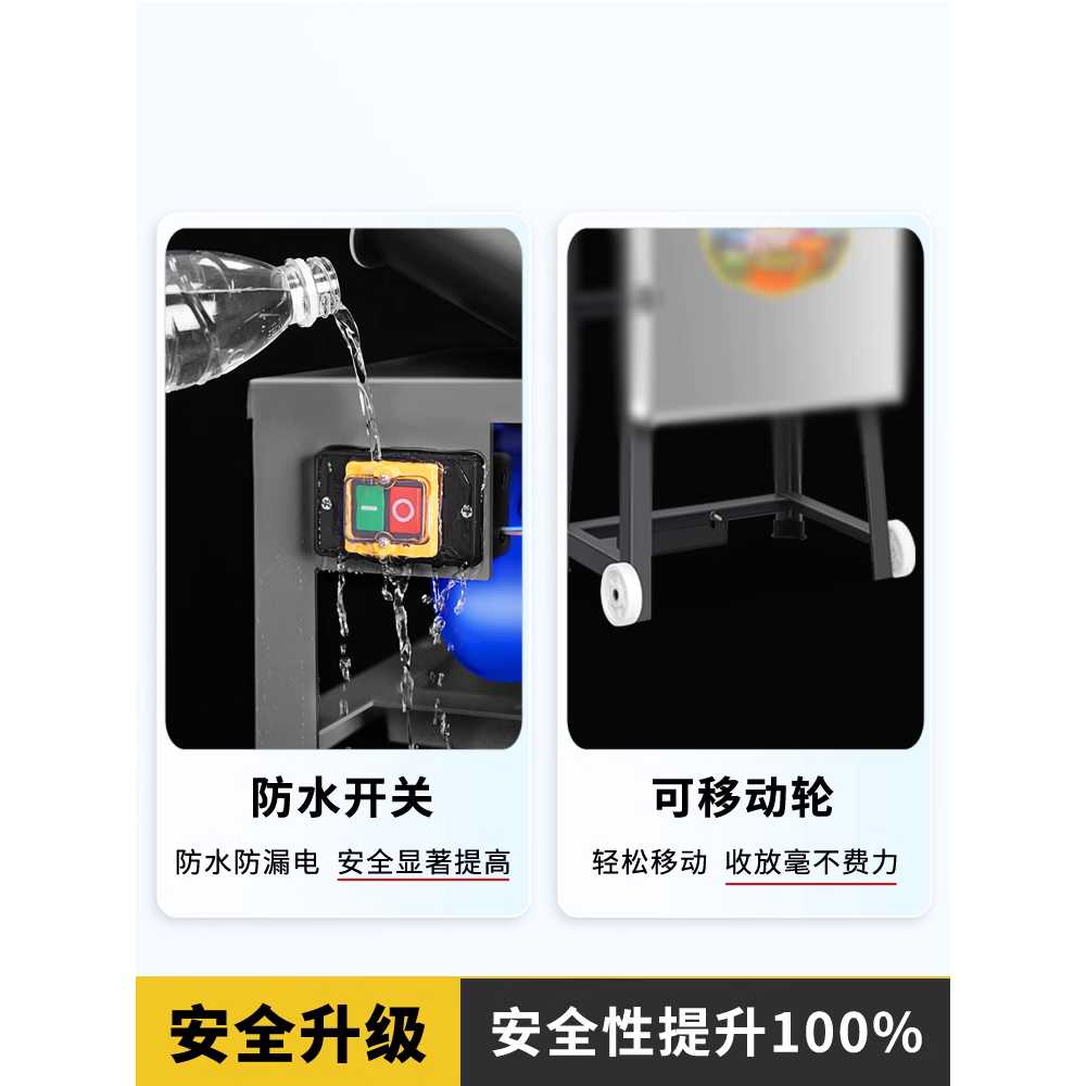전동 옥수수대 분쇄기 나뭇잎 건초 분말 절단 파쇄기 1900w - 상세 이미지 5