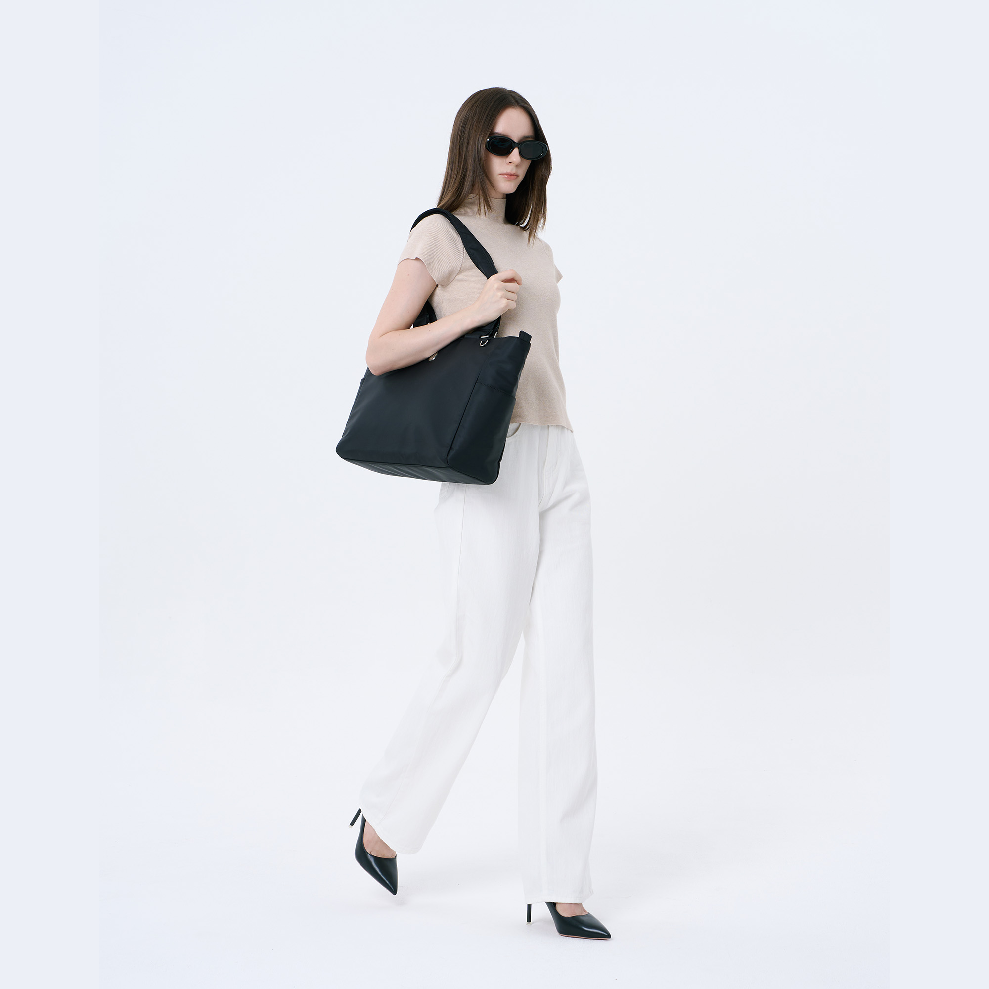 LOAF BAG 로프백 (16인치 노트북칸 숄더백, 텀블러칸, 나일론 가방) 이미지 8