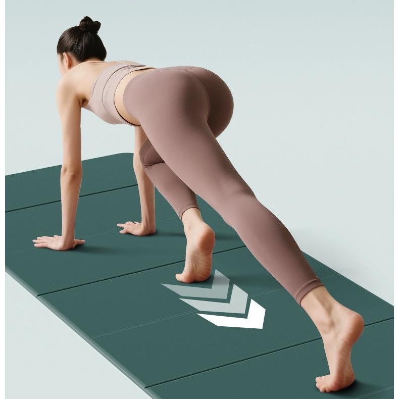 초대형 접이식 요가 매트 방음 충격흡수 논슬립 딥그린 180x61x0.8cm - 상세 이미지 2