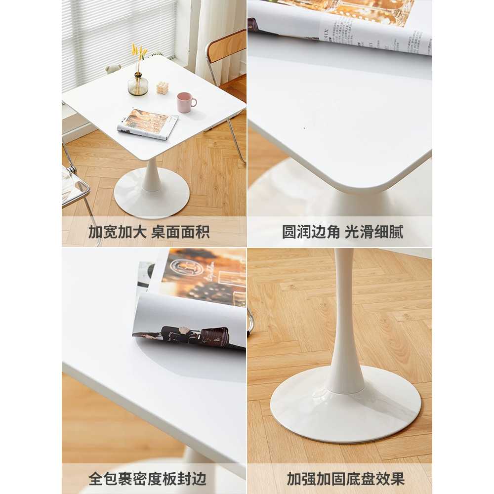 침대용 테이블 원형 소파 협탁 거실 간이 쇼파 탁자 60x60 - 상세 이미지 4