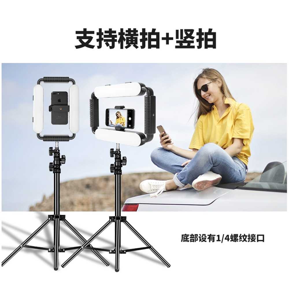 쇼츠 촬영장비 폰거치대 LED 조명 방송 작업용 거치대 이미지 6