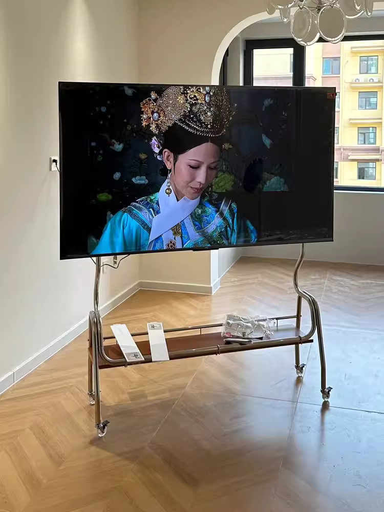 티비 스탠드 브래킷 거실 무대 강연 교회 TV 거치대 - 상세 이미지 4