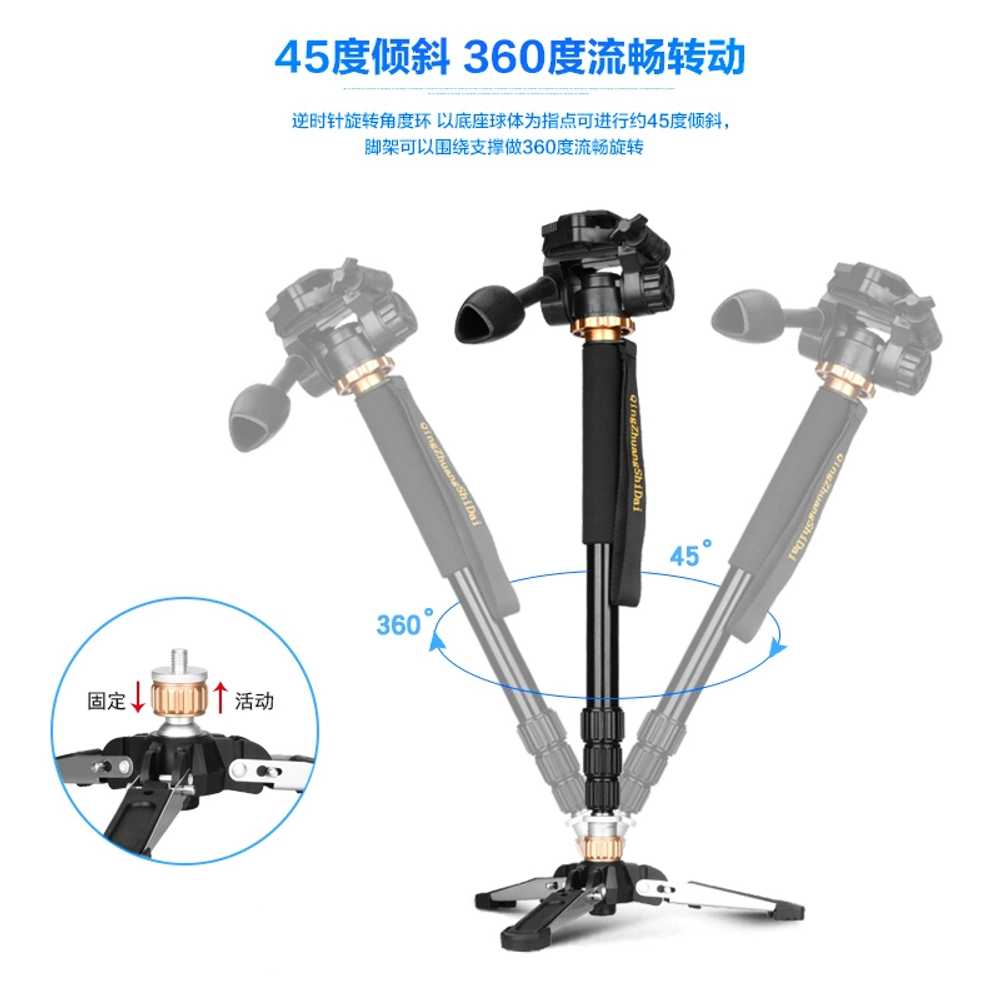 외발 카메라 삼각대 휴대용 다리조절 촬영 거치대 - 상세 이미지 5