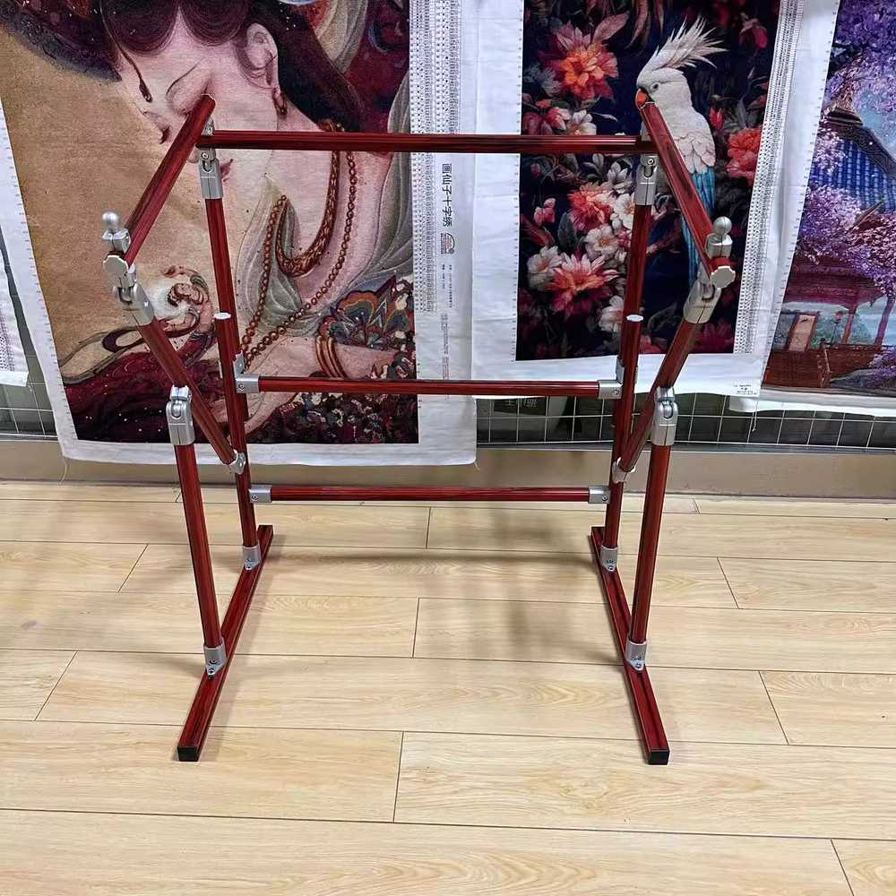 십자수 자수틀 받침대 조절식 목재 프레임 보조 도구 50cm - 상세 이미지 2
