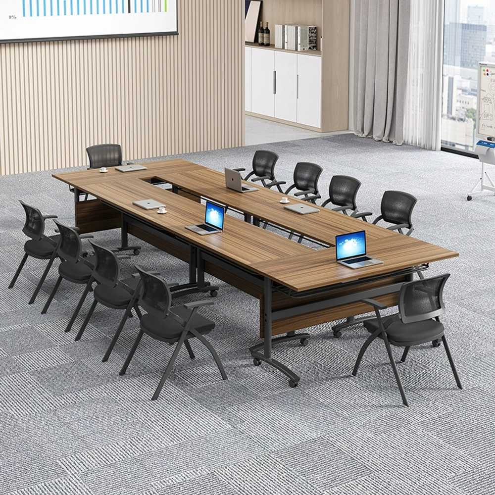 접이식 학원용 책상 강의실 교육장 세미나 테이블 1200x400 - 상세 이미지 4