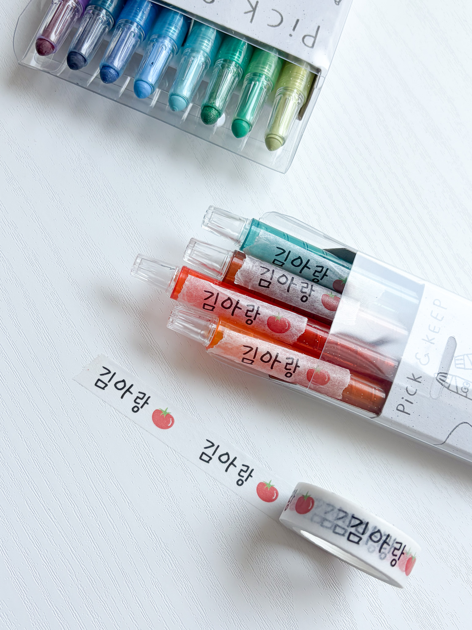 [이지컷] 커스텀 네임 마스킹테이프 이름표 마스킹테이프 주문제작 네임스티커 케미콩 이미지 6