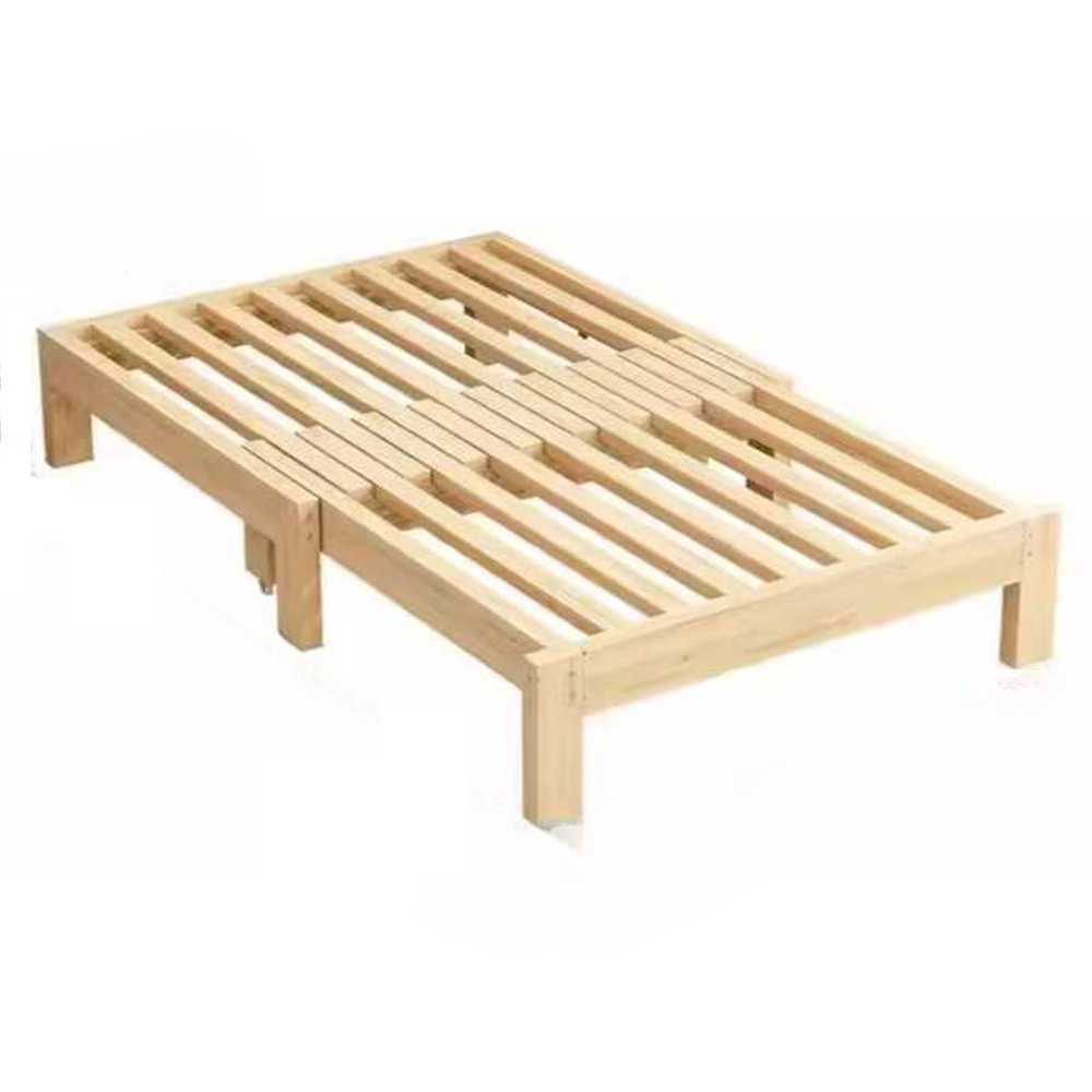 원목 침대 프레임 베드 확장 접이식 평상 깔판 받침대 70cm - 메인 이미지