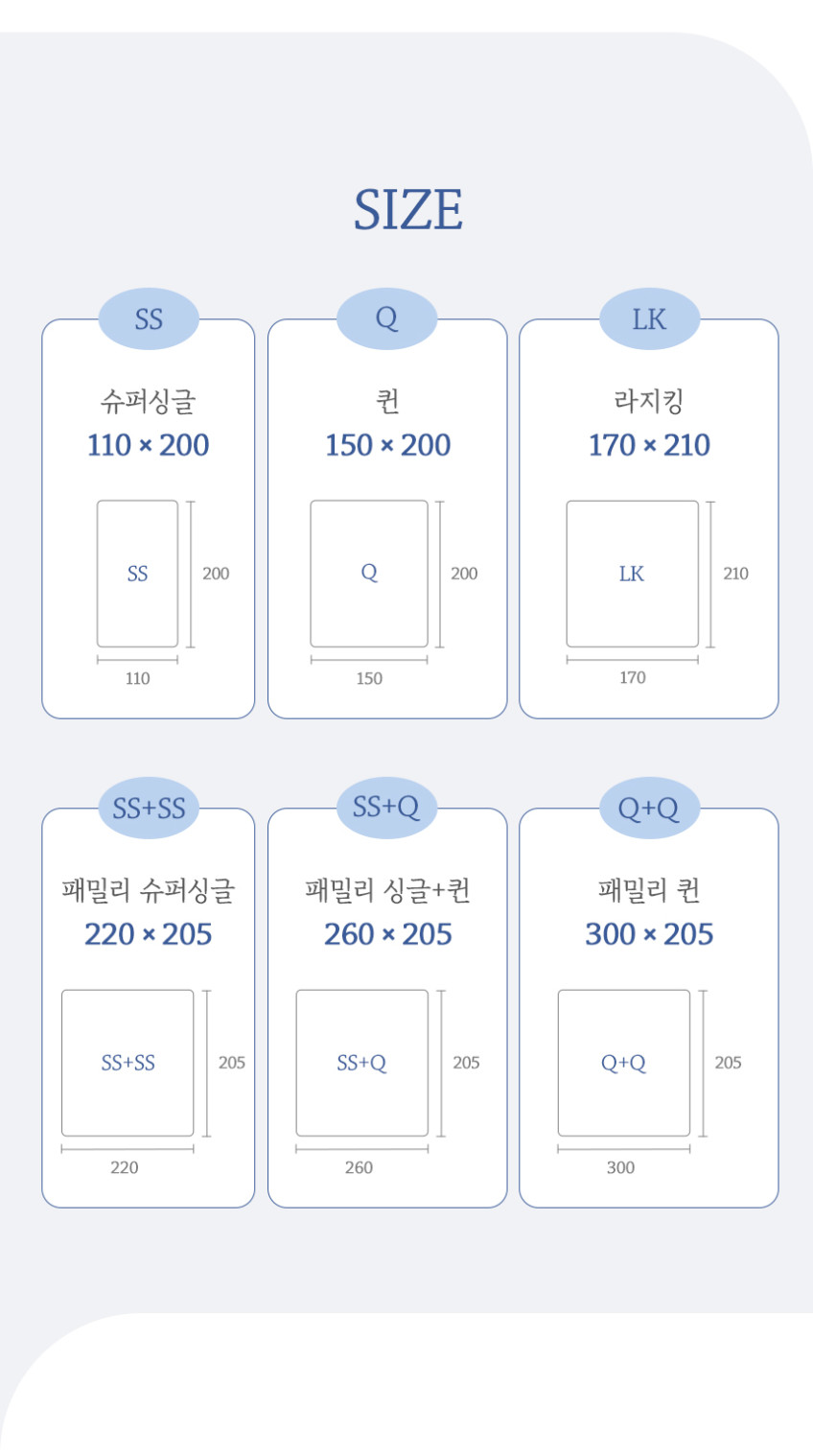 루아베 듀라론 냉감패드 여름 매트리스 침대패드 고정밴드 화이트, 패밀리 SS+SS 판매처 상세 정보 이미지 3