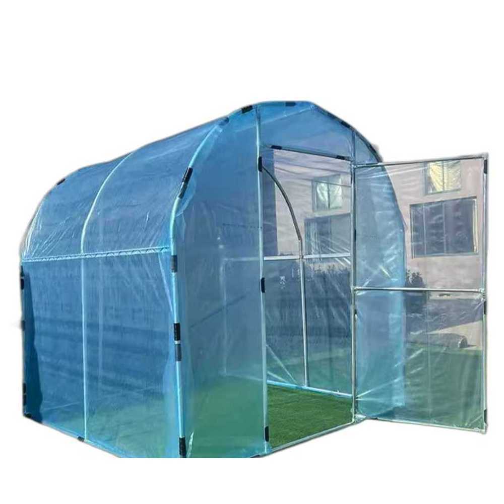 미니 비닐 하우스 텃밭 채소 농자재 보온 온실 농막 2x3x2m - 상품 이미지