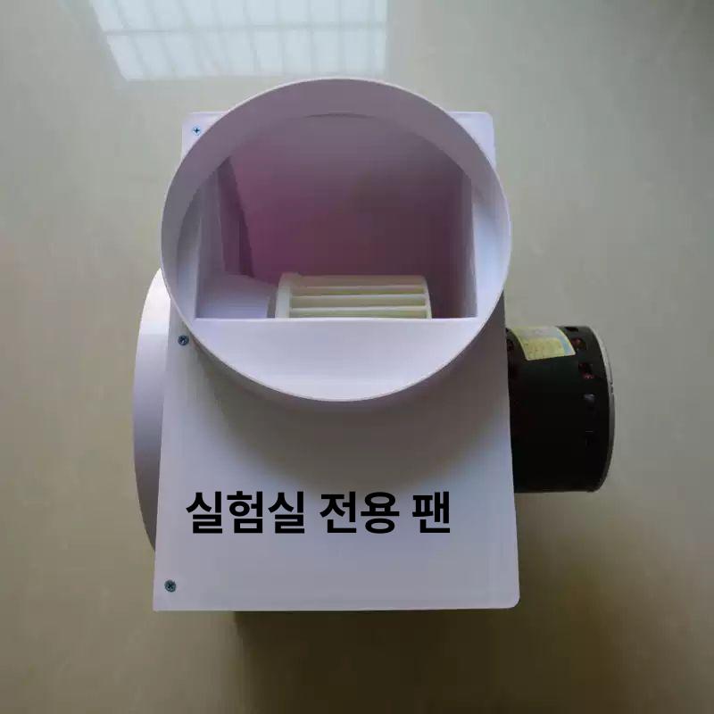 축류 팬 실험실 원통형 덕트 환풍기 150mm 송풍기 배기 닥트 220V ff - 250 전기 밸브 암암 커넥터 - 상세 이미지 4