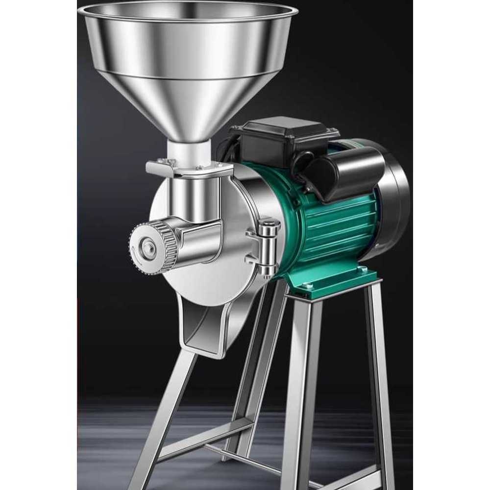 스텐 곡물 분쇄기 습식 건식 도토리 콩 제분기 맷돌 3000W - 상품 이미지